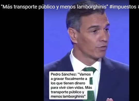 Carga impositiva Más transporte público y menos lamborghinis